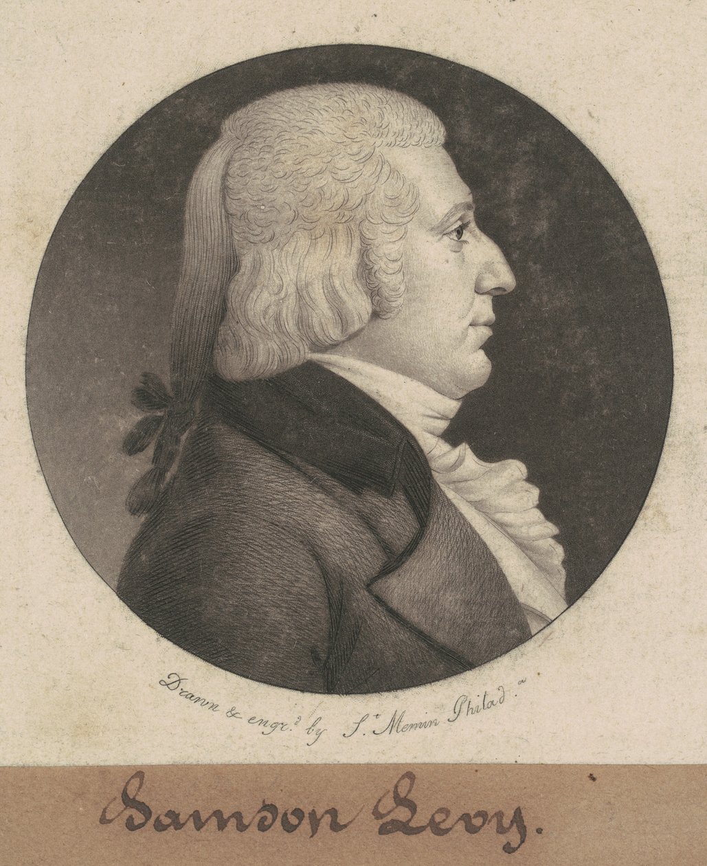 Samson Levy, Jr. door Charles B. J. Févret de Saint Mémin