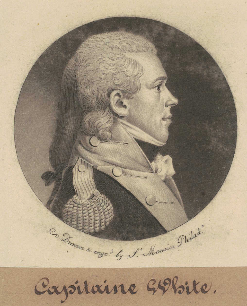 Samuel White door Charles B. J. Févret de Saint Mémin
