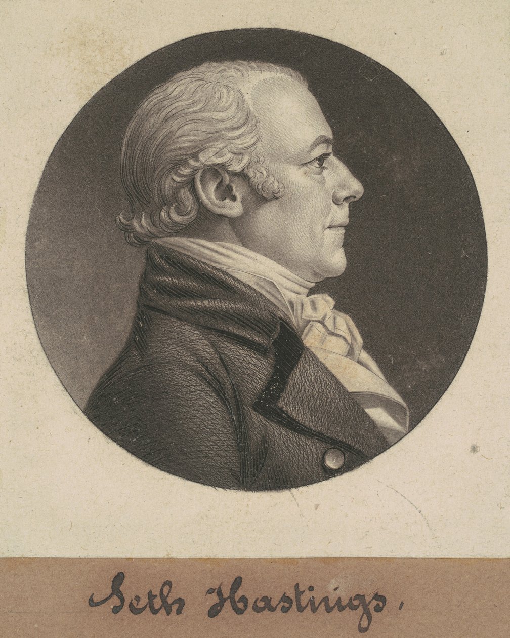 Seth Hastings door Charles B. J. Févret de Saint Mémin