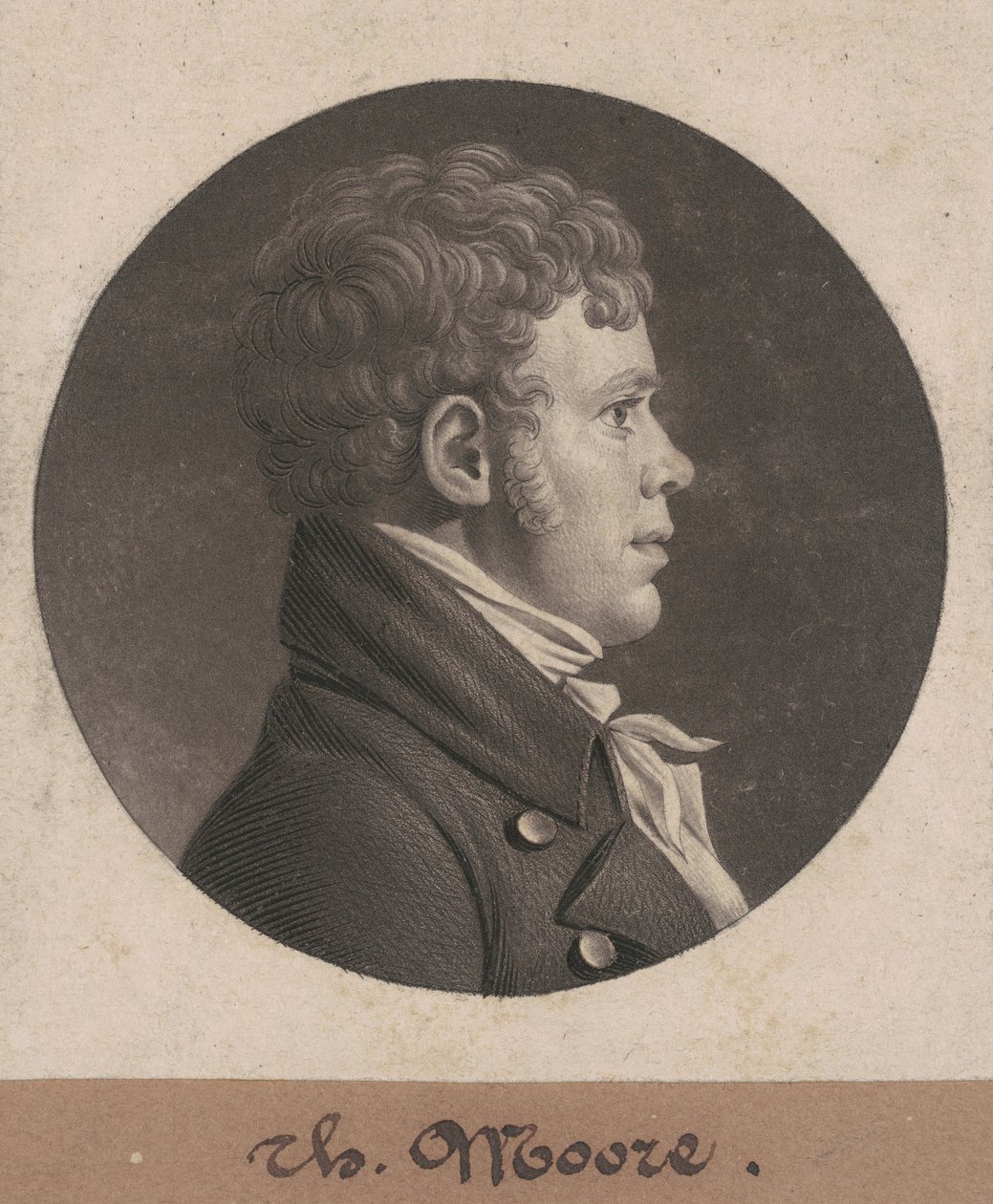 Thomas Moore door Charles B. J. Févret de Saint Mémin