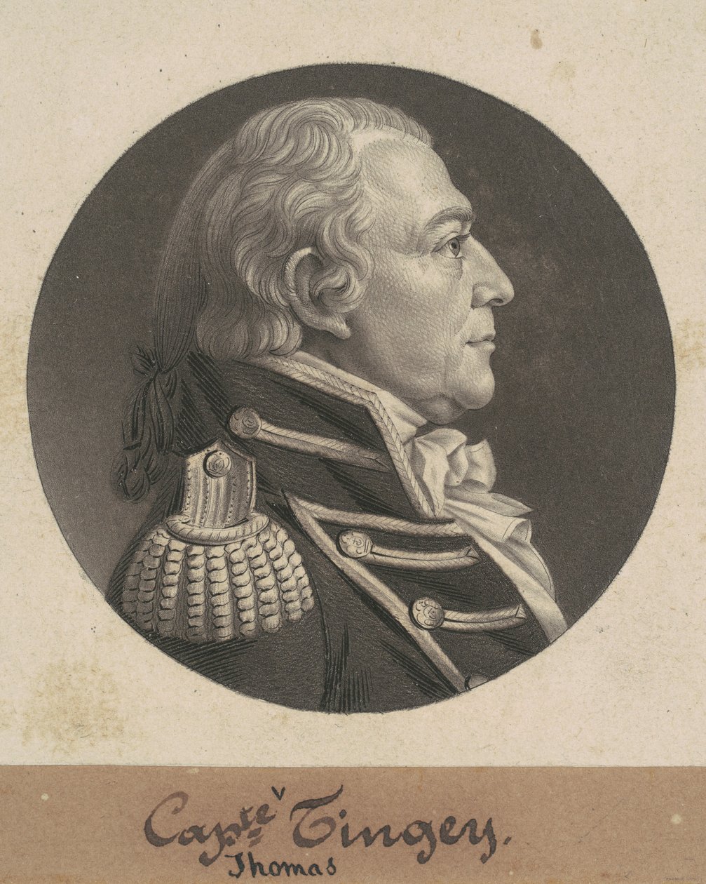 Thomas Tingey door Charles B. J. Févret de Saint Mémin