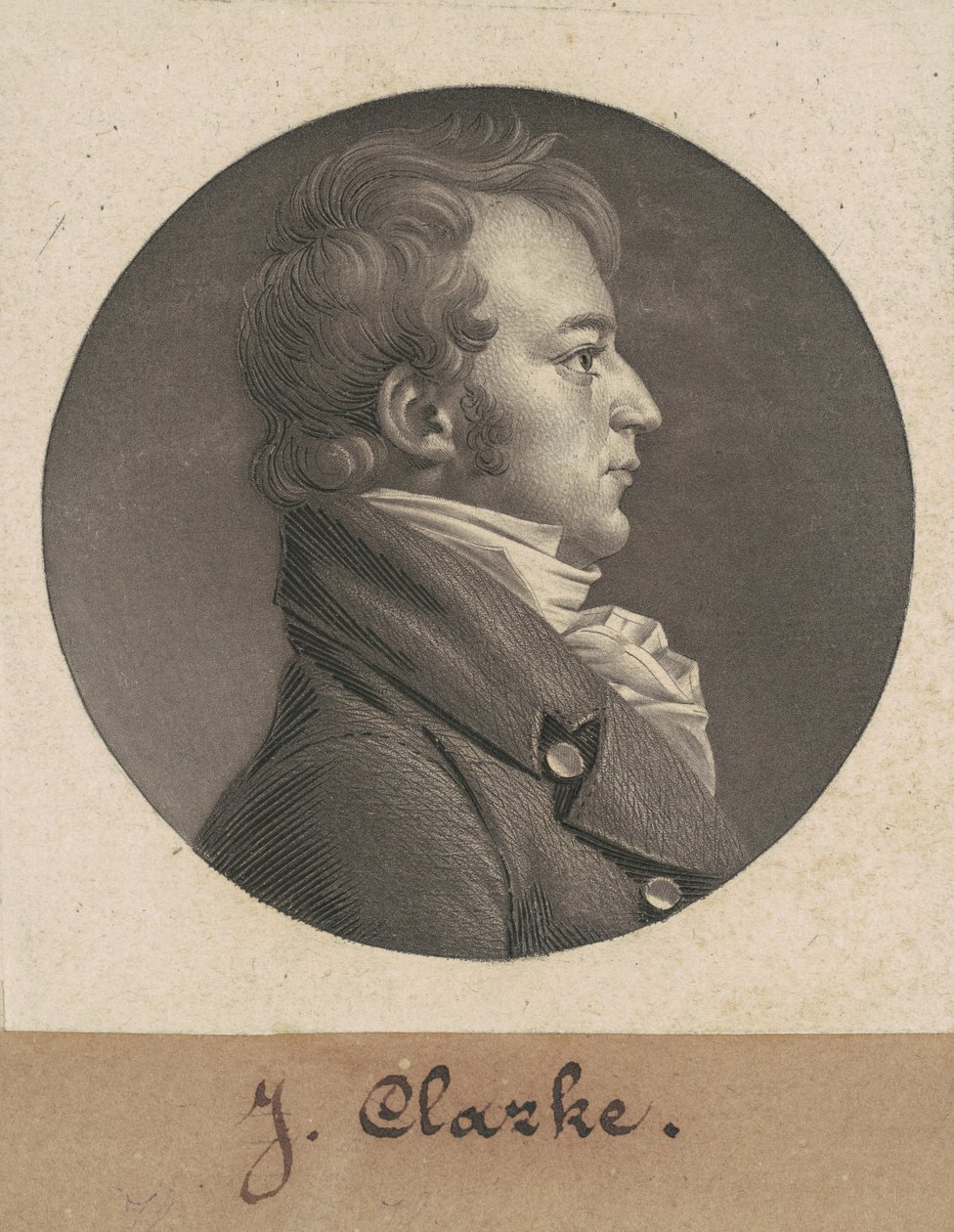 Thomas Weston Thompson door Charles B. J. Févret de Saint Mémin