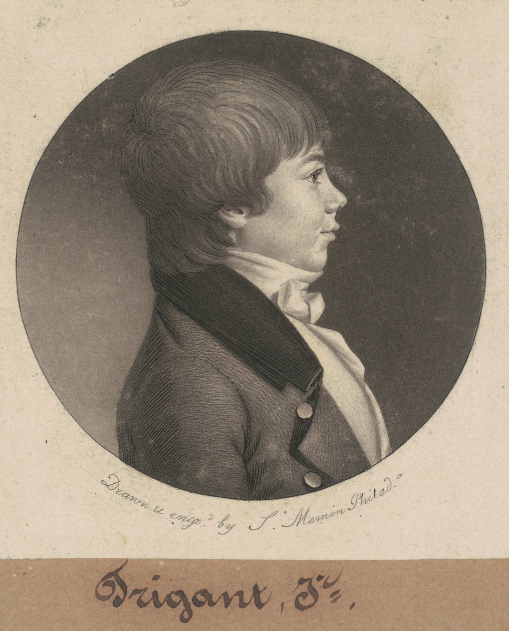 Trigant, Jr. door Charles B. J. Févret de Saint Mémin