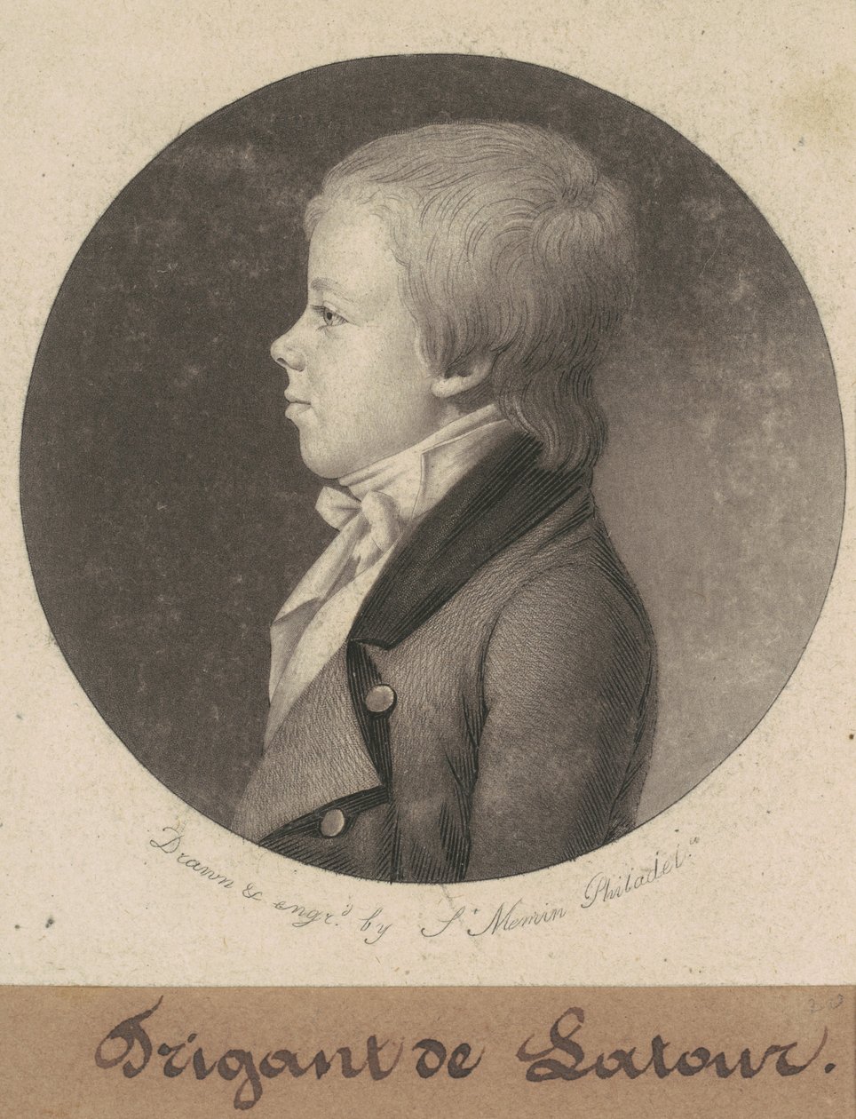Trigant de la Tour door Charles B. J. Févret de Saint Mémin