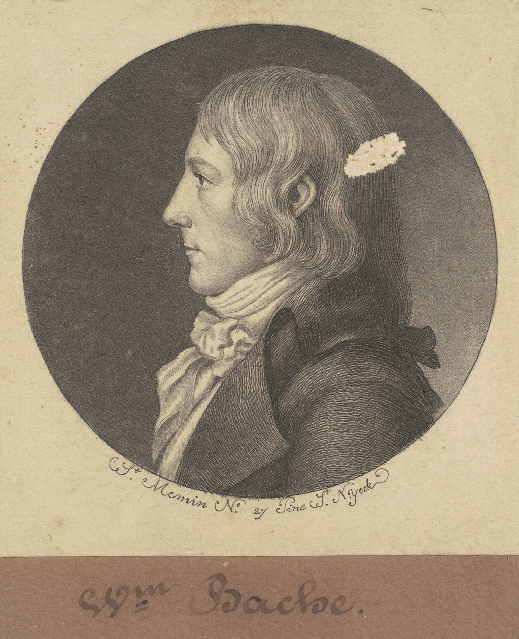 William Bache door Charles B. J. Févret de Saint Mémin