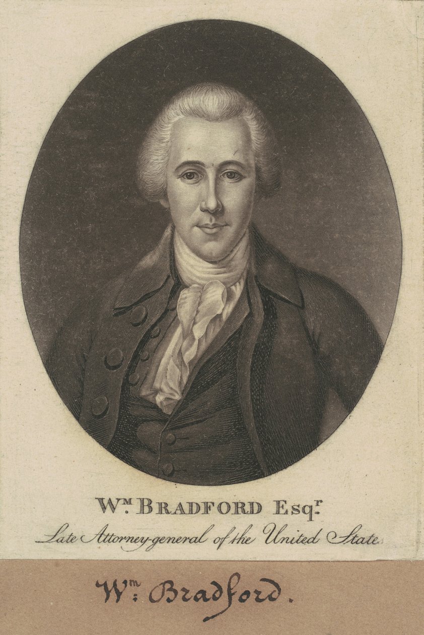 William Bradford door Charles B. J. Févret de Saint Mémin