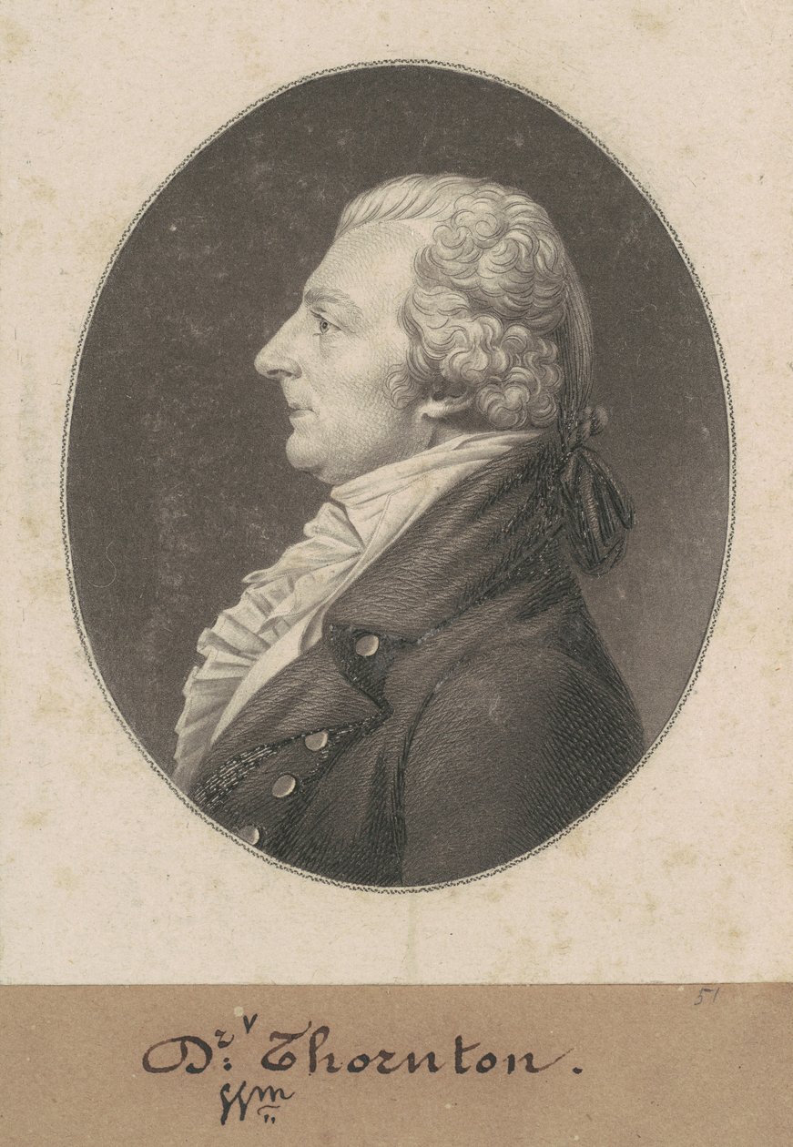 William Thornton door Charles B. J. Févret de Saint Mémin