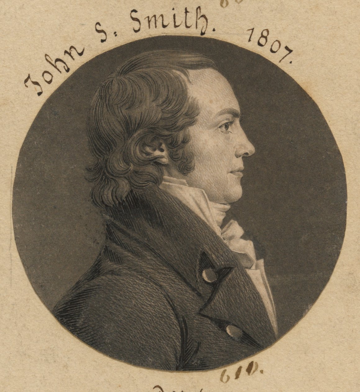 Alexander Smyth door Charles Balthazar Julien Févret de Saint-Mémin