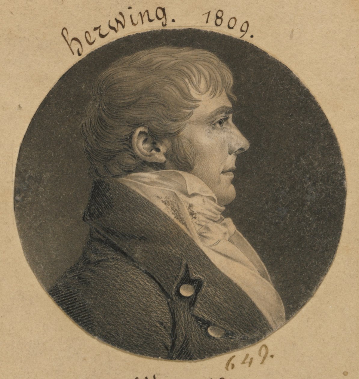 Herwing door Charles Balthazar Julien Févret de Saint-Mémin