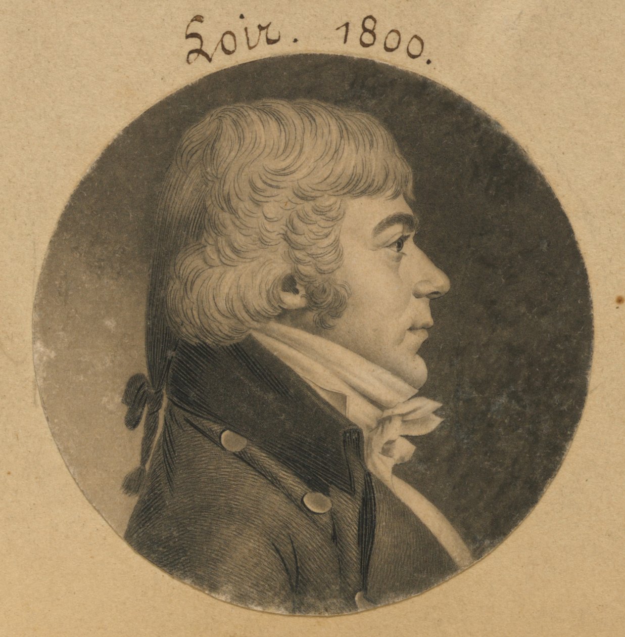J. B. Loir door Charles Balthazar Julien Févret de Saint-Mémin