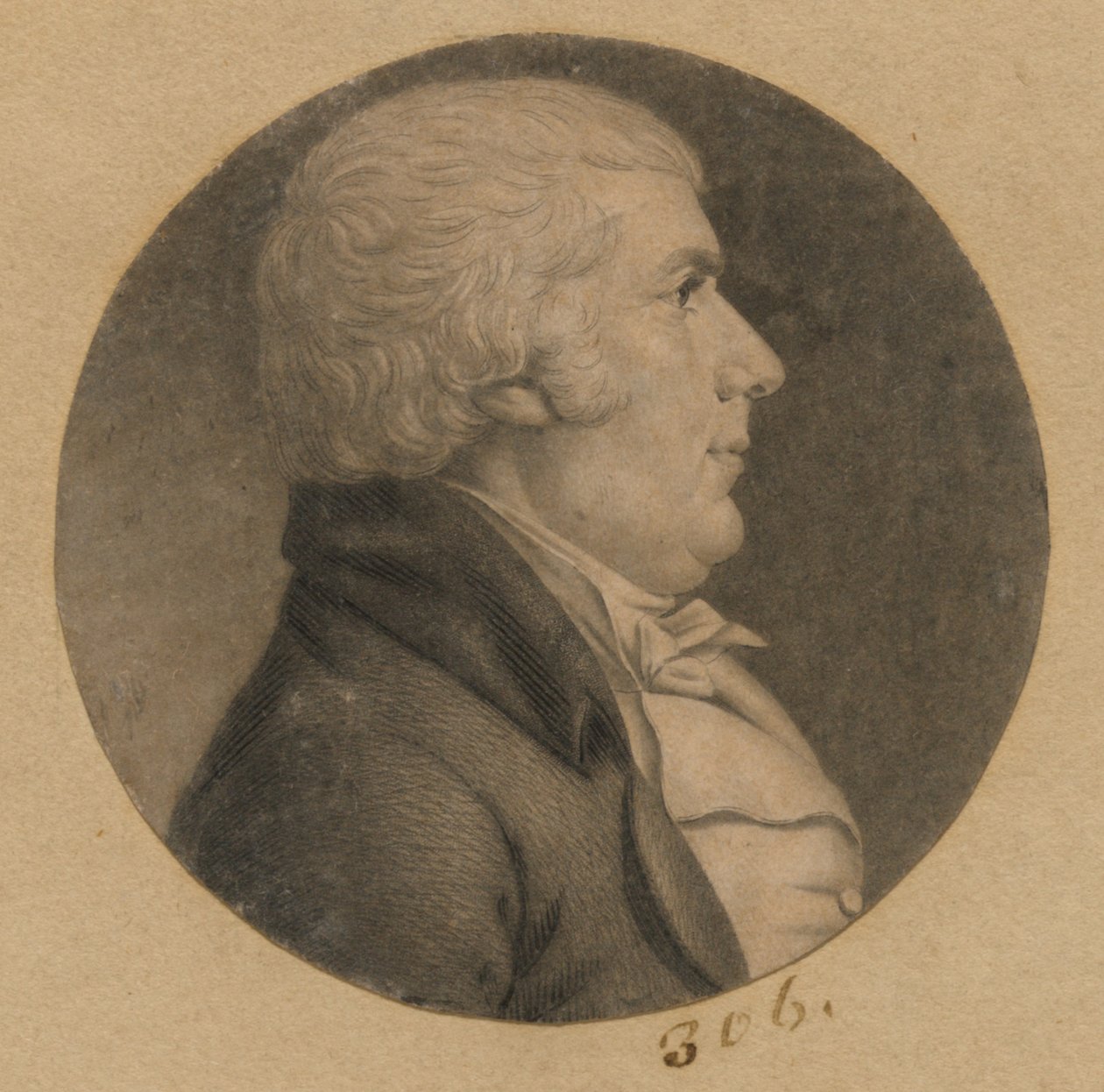 James Riddle door Charles Balthazar Julien Févret de Saint-Mémin