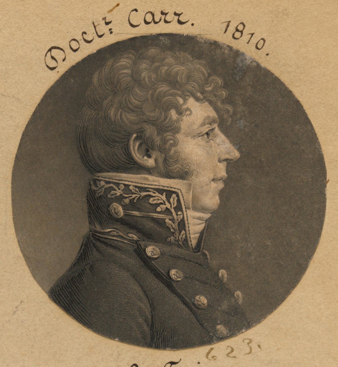 John H. Carr door Charles Balthazar Julien Févret de Saint-Mémin