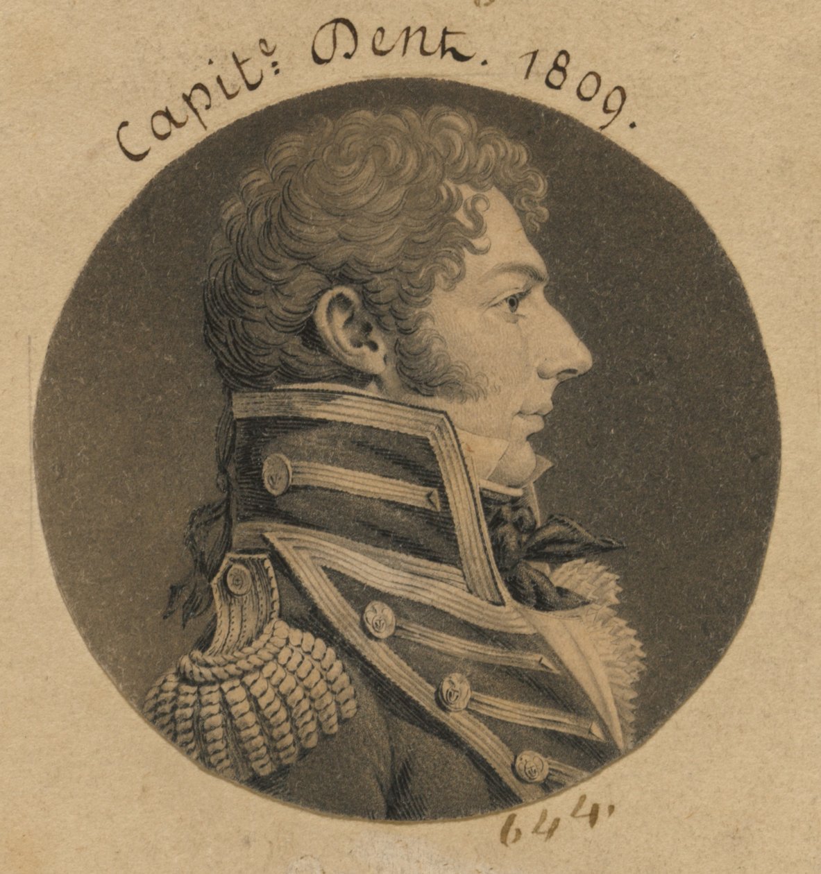 John Herbert Dent door Charles Balthazar Julien Févret de Saint-Mémin