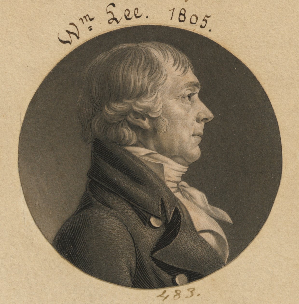 John S. Smith door Charles Balthazar Julien Févret de Saint-Mémin