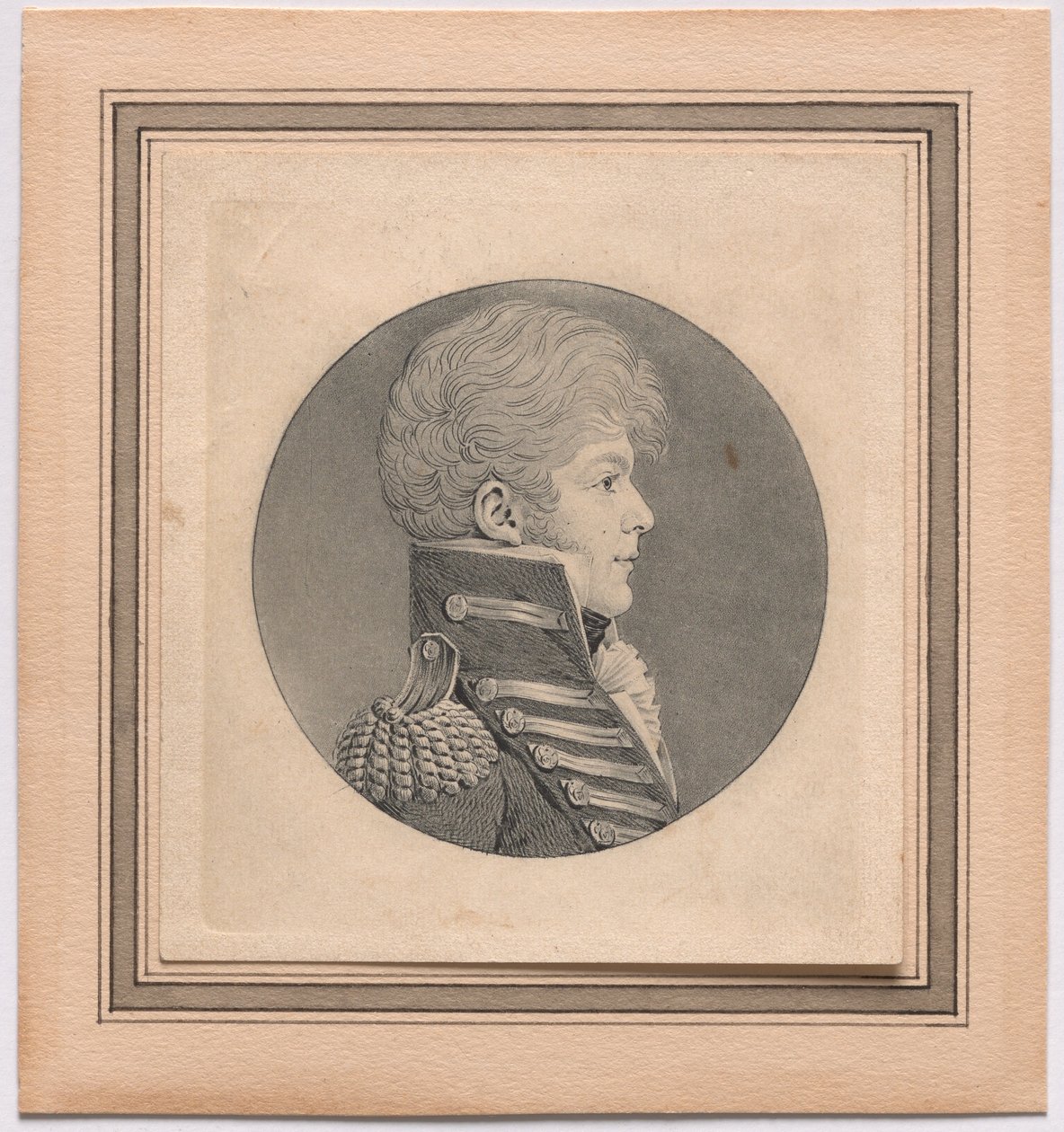 John Trippe door Charles Balthazar Julien Févret de Saint-Mémin