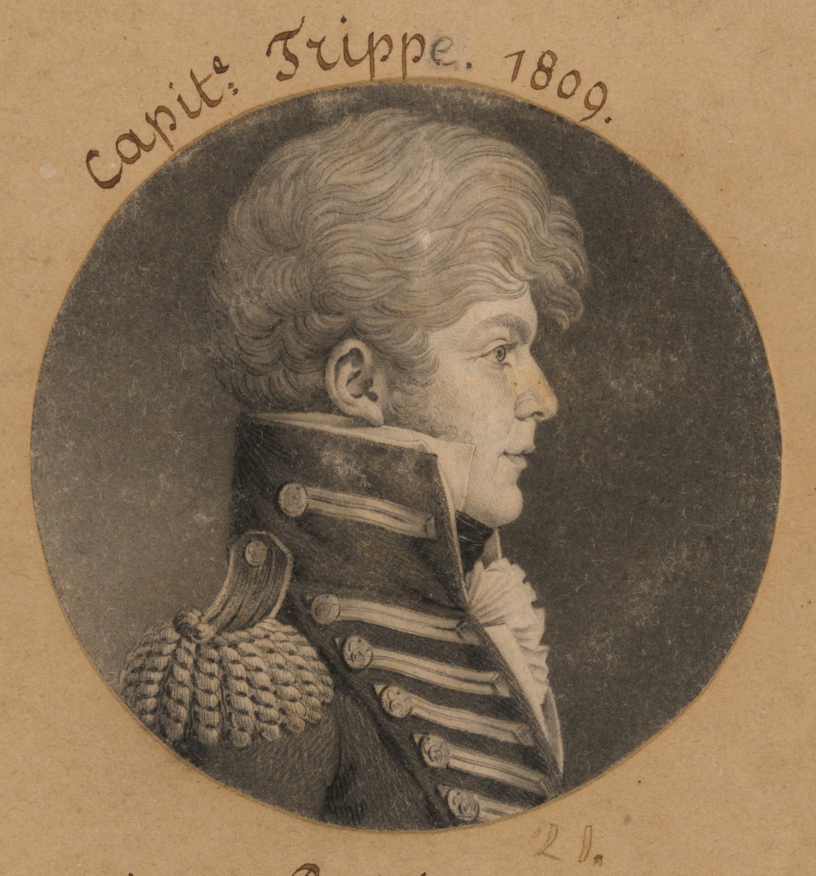 John Trippe door Charles Balthazar Julien Févret de Saint-Mémin