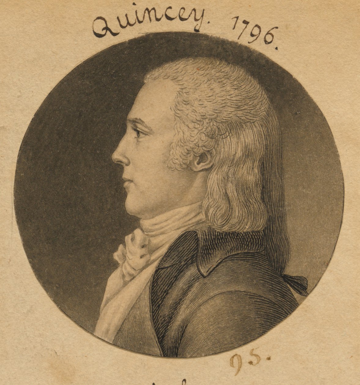 Josiah Quincy door Charles Balthazar Julien Févret de Saint-Mémin