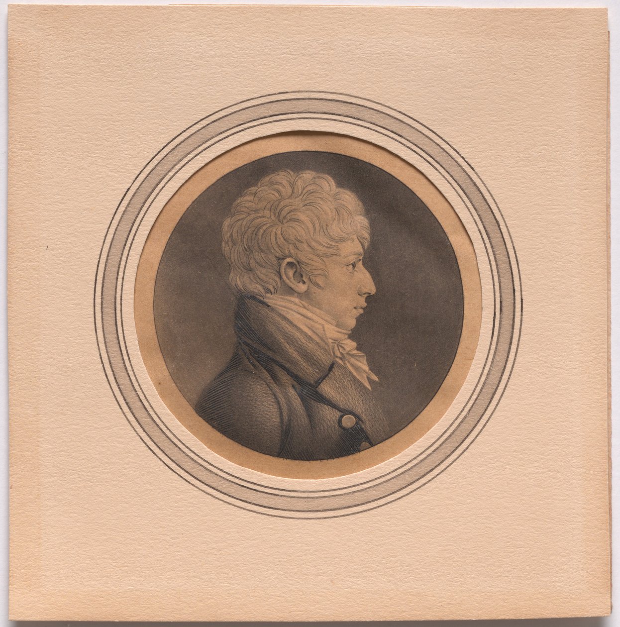M. de Rochemont door Charles Balthazar Julien Févret de Saint-Mémin