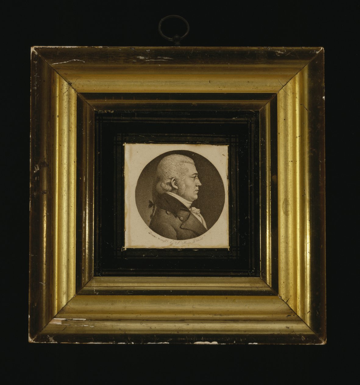 Portret van James Ashton Bayard door Charles Balthazar Julien Févret de Saint Mémin