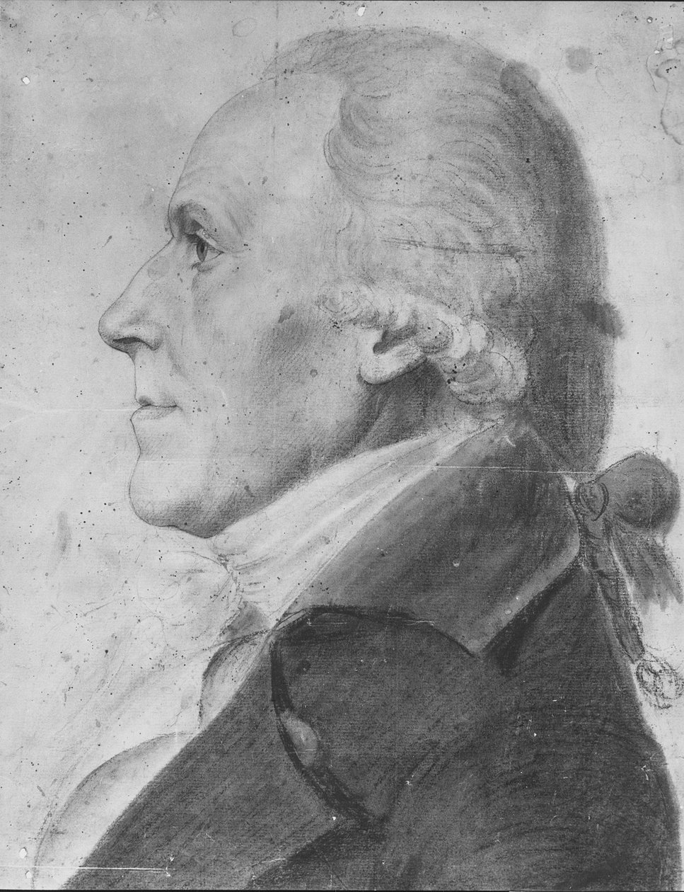 Portret van een man door Charles Balthazar Julien Févret de Saint-Mémin