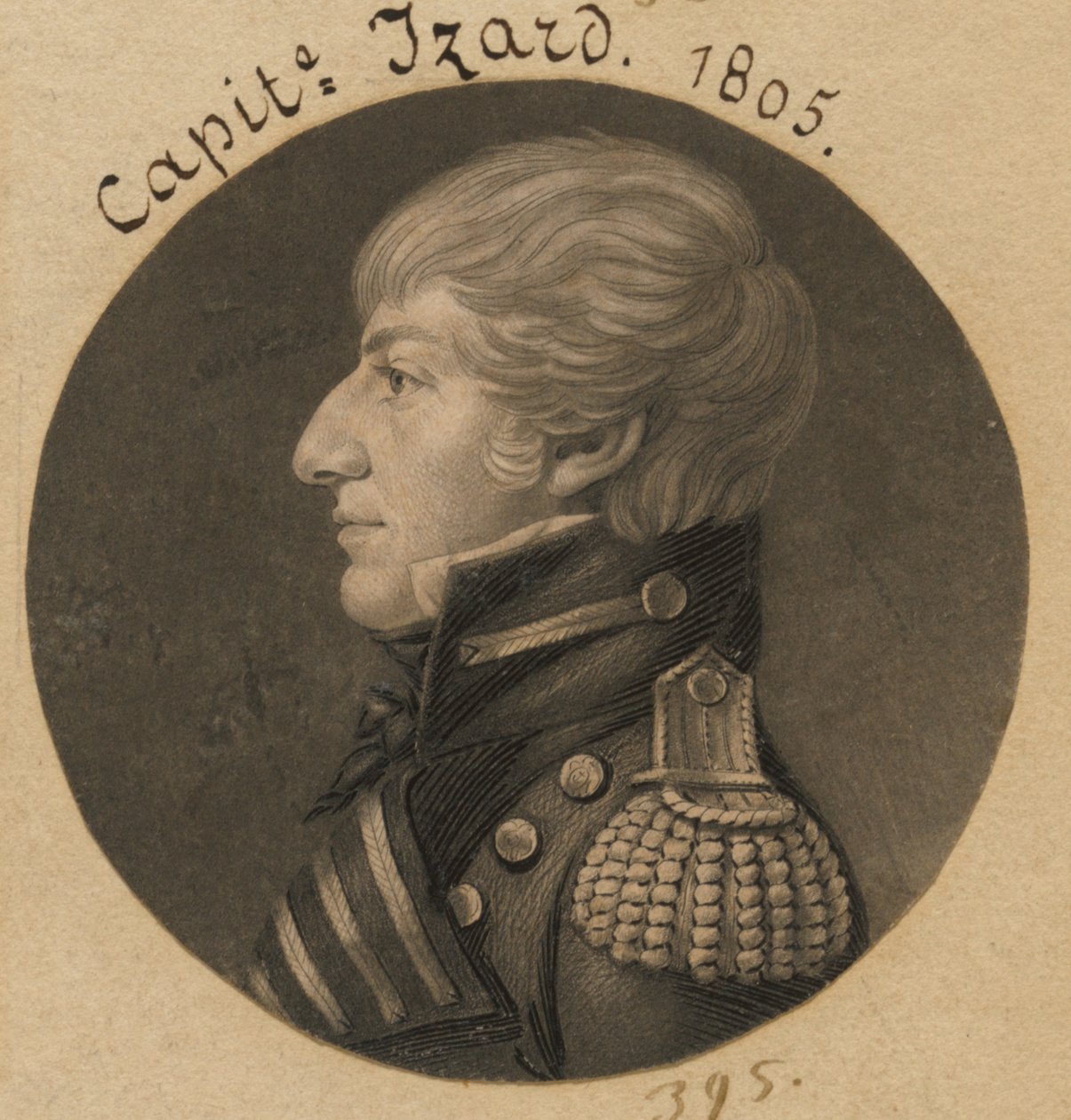 Ralph Izard II door Charles Balthazar Julien Févret de Saint-Mémin
