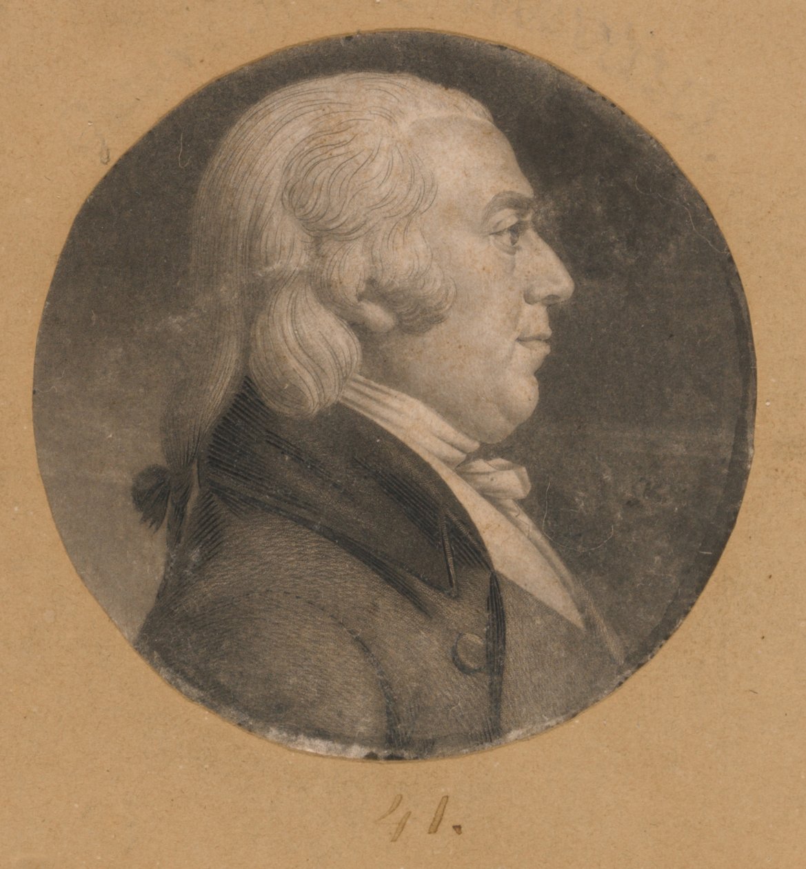 Unbekannter Mann door Charles Balthazar Julien Févret de Saint-Mémin