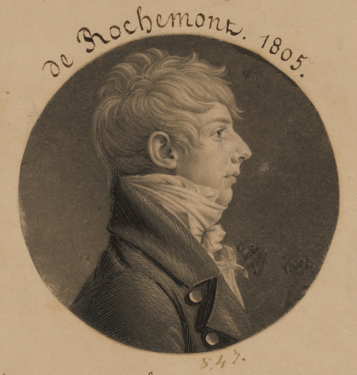 van Rochemont door Charles Balthazar Julien Févret de Saint-Mémin