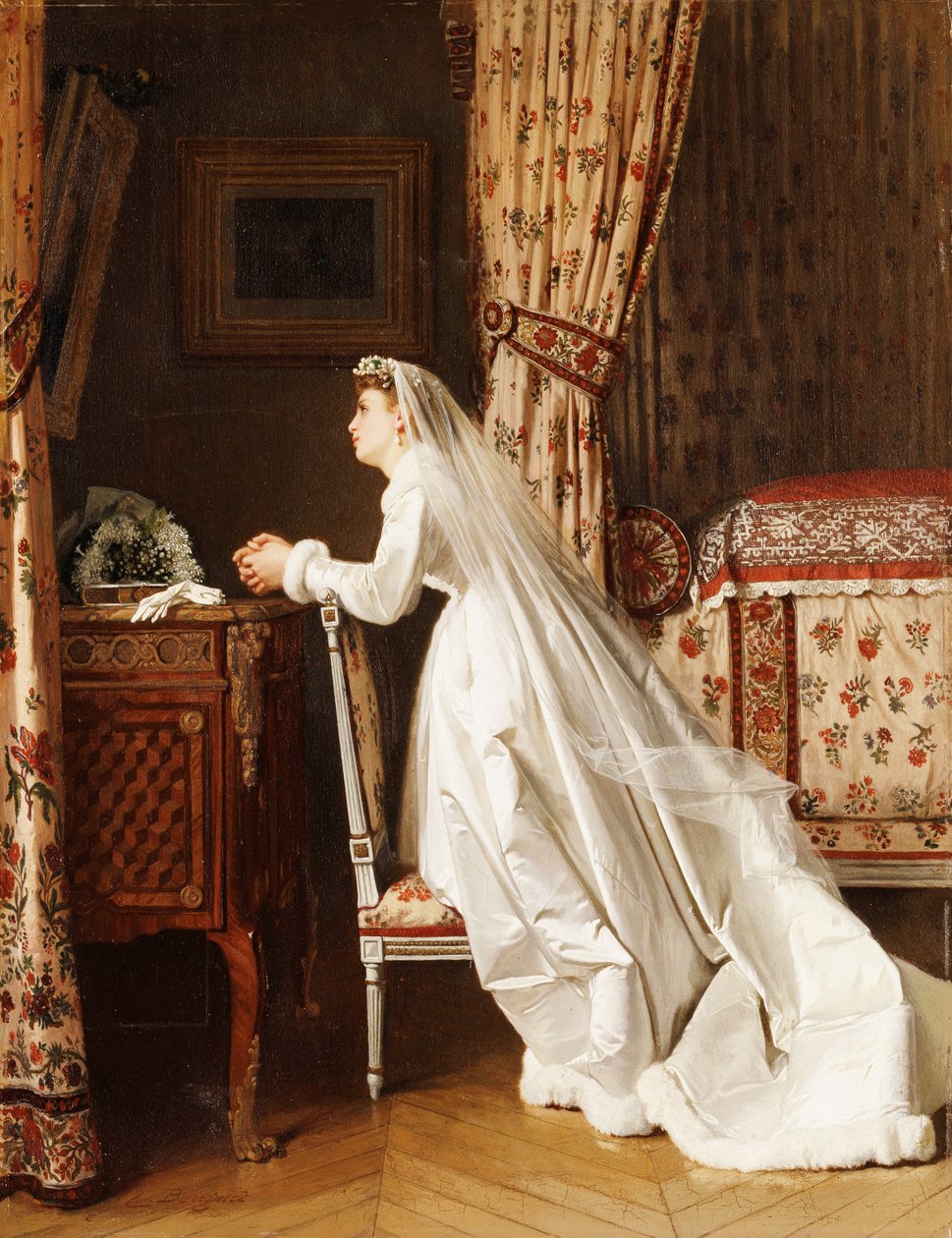 De Bruid door Charles Baugniet