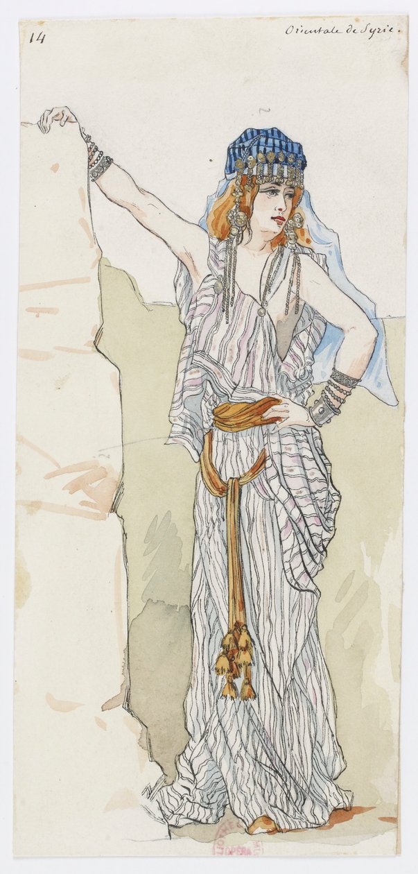 Holmès - De Zwarte Berg - kostuumontwerpen van Charles Bianchini - 14. Oosters Syrië door Charles Bianchini