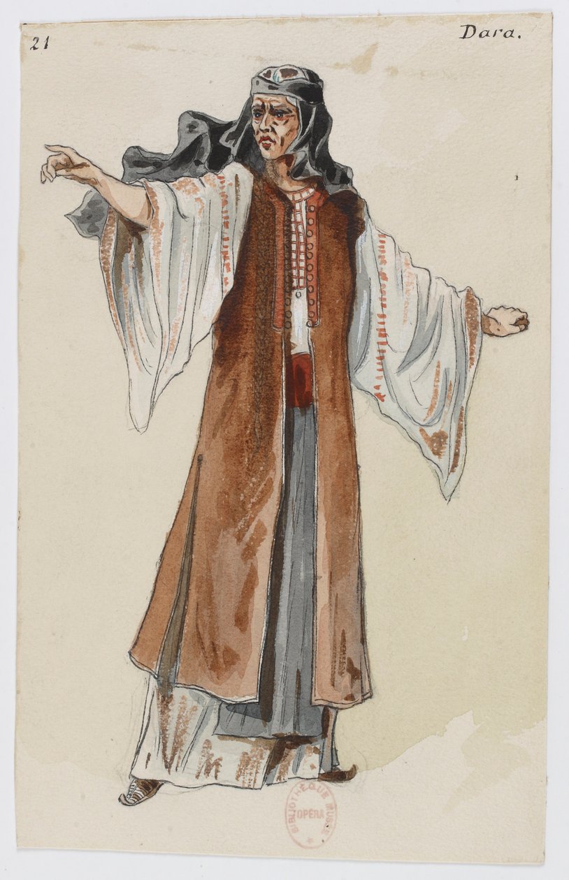 Holmès - De Zwarte Berg - kostuumontwerpen van Charles Bianchini - 21. Dara door Charles Bianchini