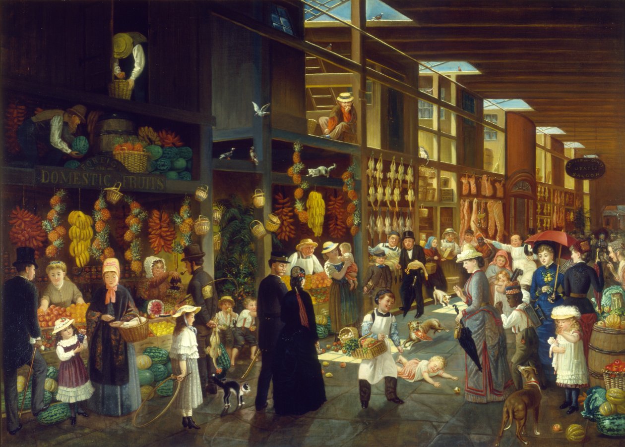 Wet Sakes Alive! Wat doe je, baby, ca. 1872 door Charles Cole Markham