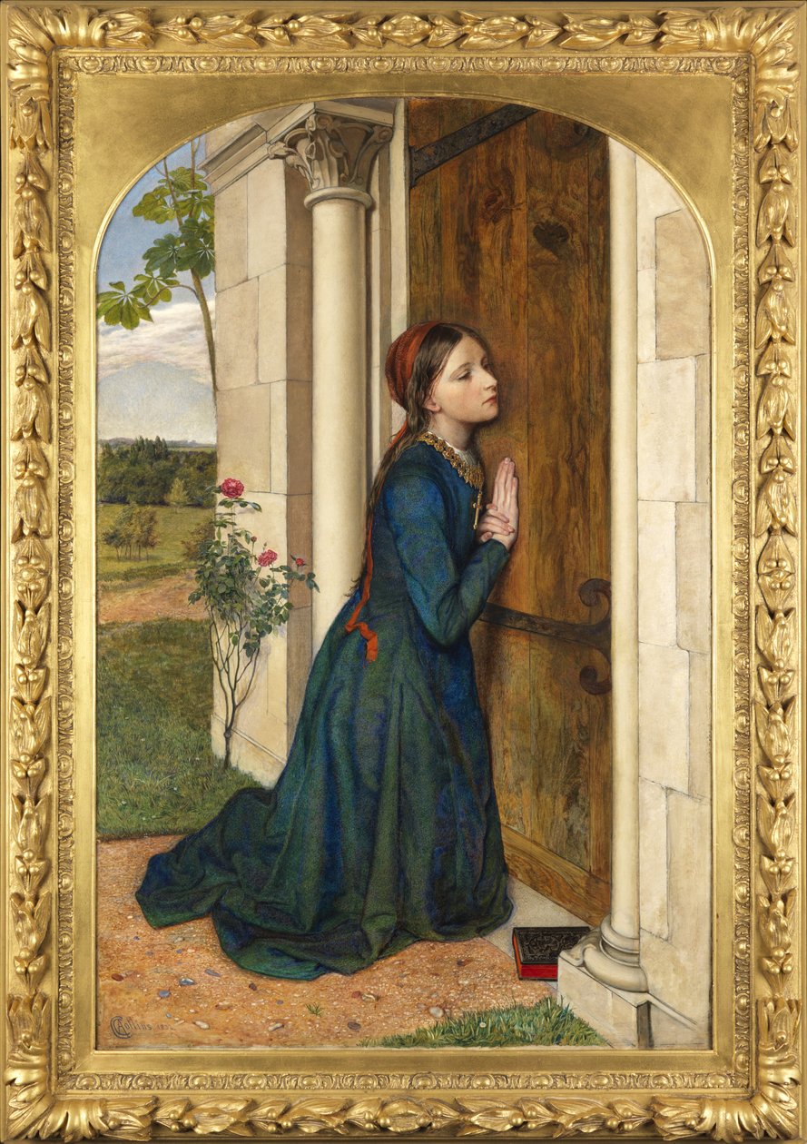 De vrome jeugd van Sint-Elizabeth van Hongarije, 1852 door Charles Collins