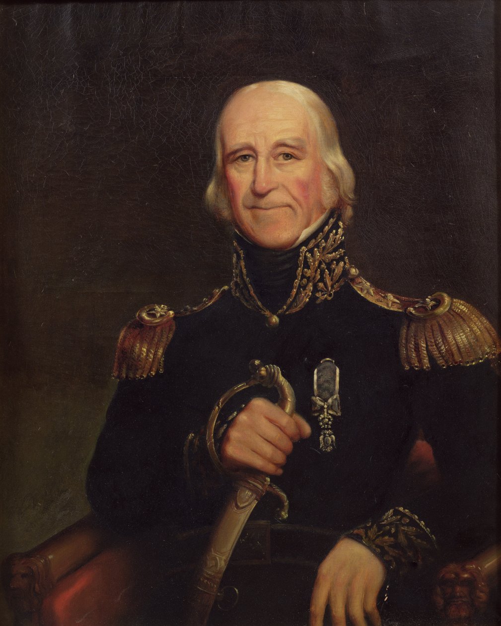 Morgan Lewis (1754-1844) naar een schilderij van James Herring, 1910 door Charles Courtney Curran