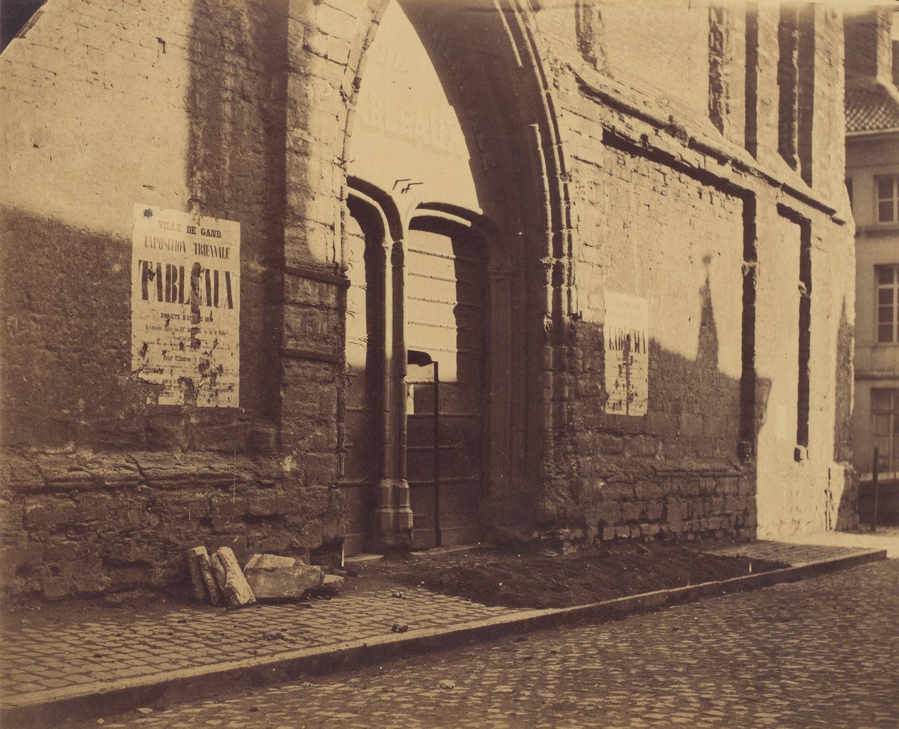 [Deur van Predikheevenkerk, Gent, België], ca. 1858 door Charles D