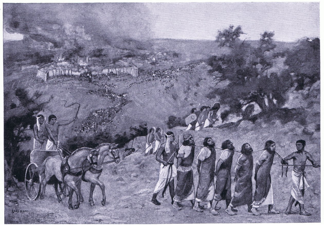 Egyptisch kamp op de Olijfberg, ca. 1920 door Charles Daniel Ward