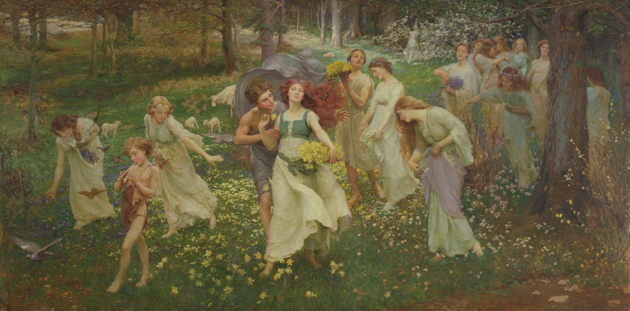 De Vooruitgang van de Lente door Charles Daniel Ward