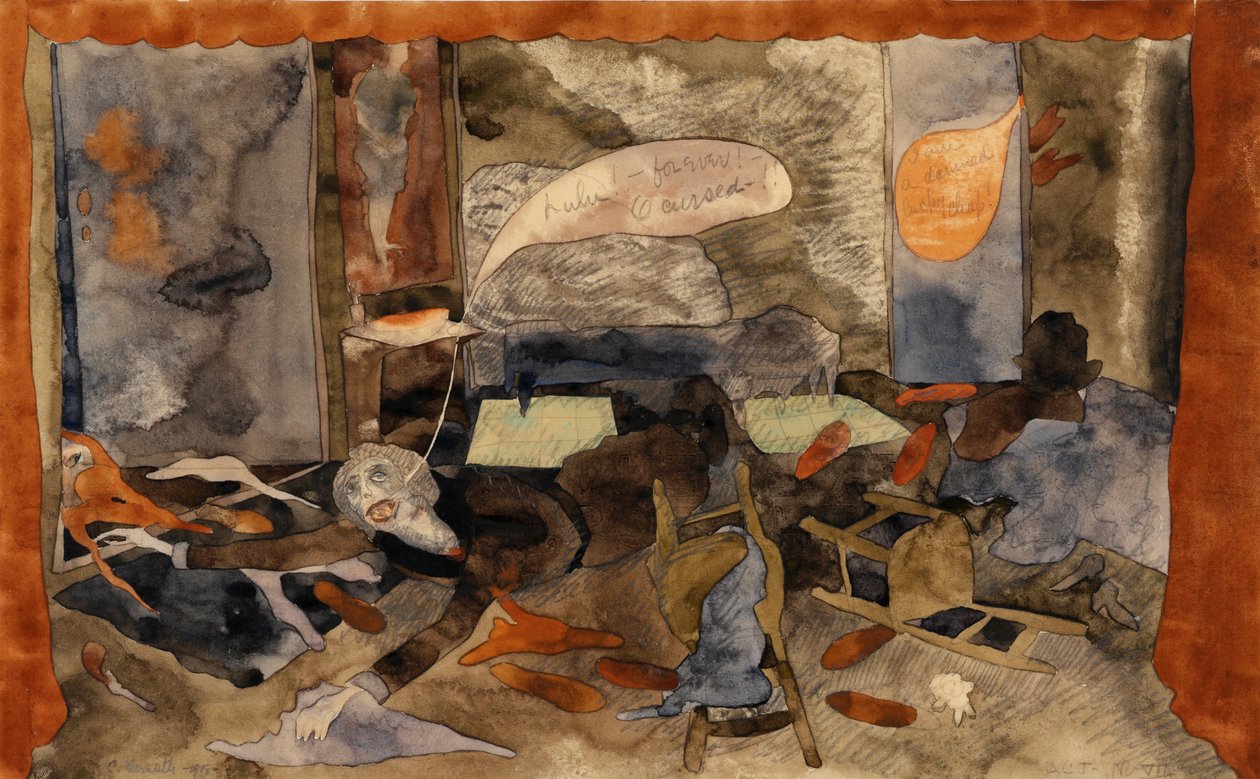 Dood van gravin Gerschutz Lulu door Charles Demuth