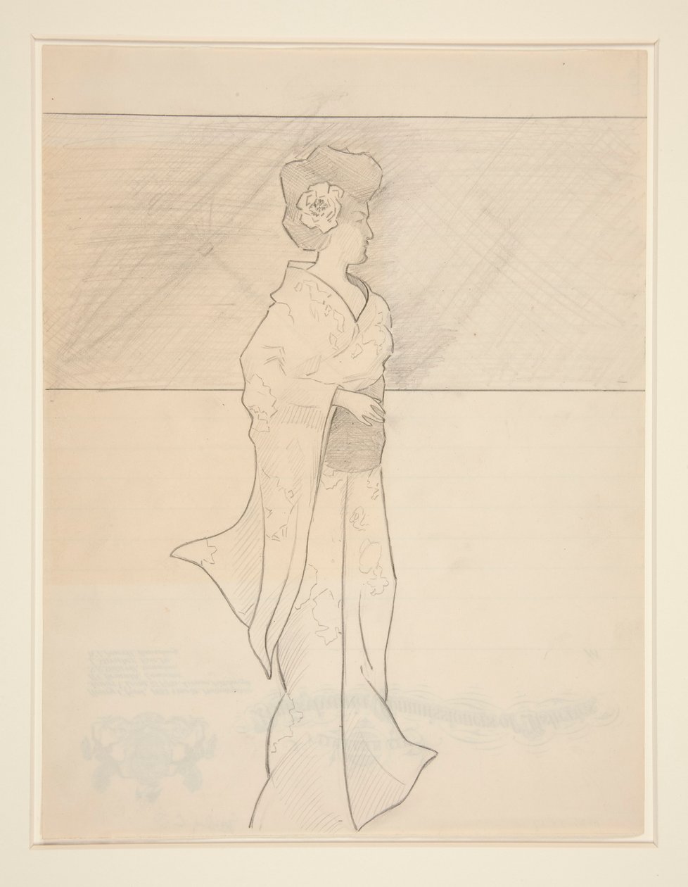 Japanse Dame door Charles Demuth