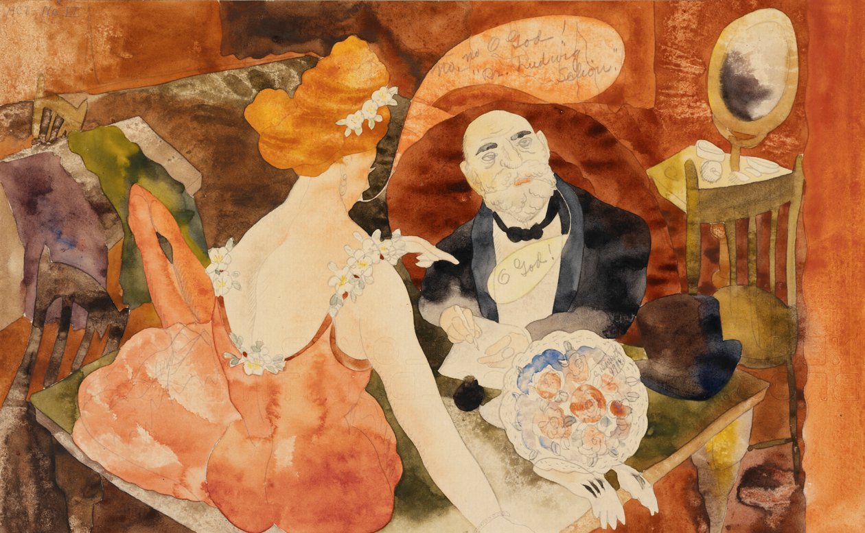 Nee, nee, o God! door Charles Demuth