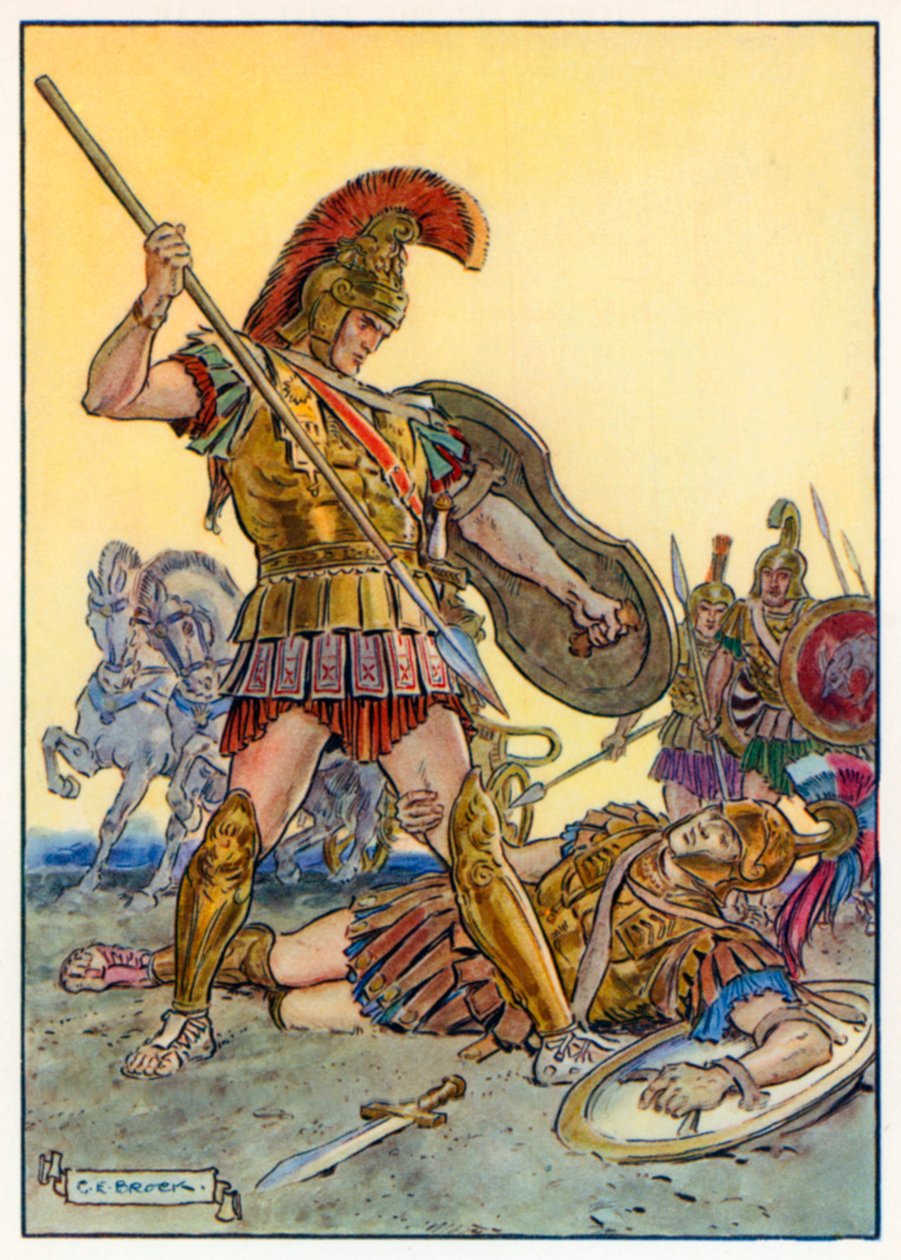  door Charles Edmund (after) Brock