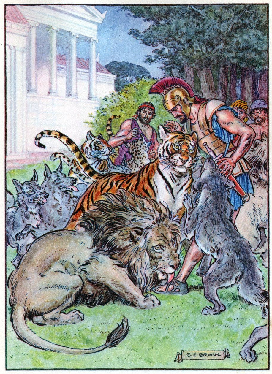 Eurylochus en de Leeuwen, uit 