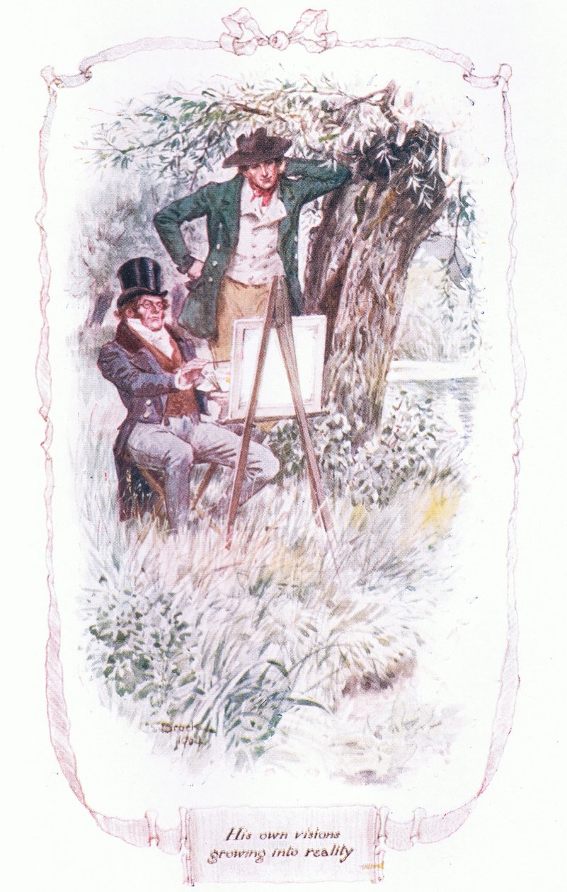 Zijn eigen visioenen worden werkelijkheid door Charles Edmund Brock