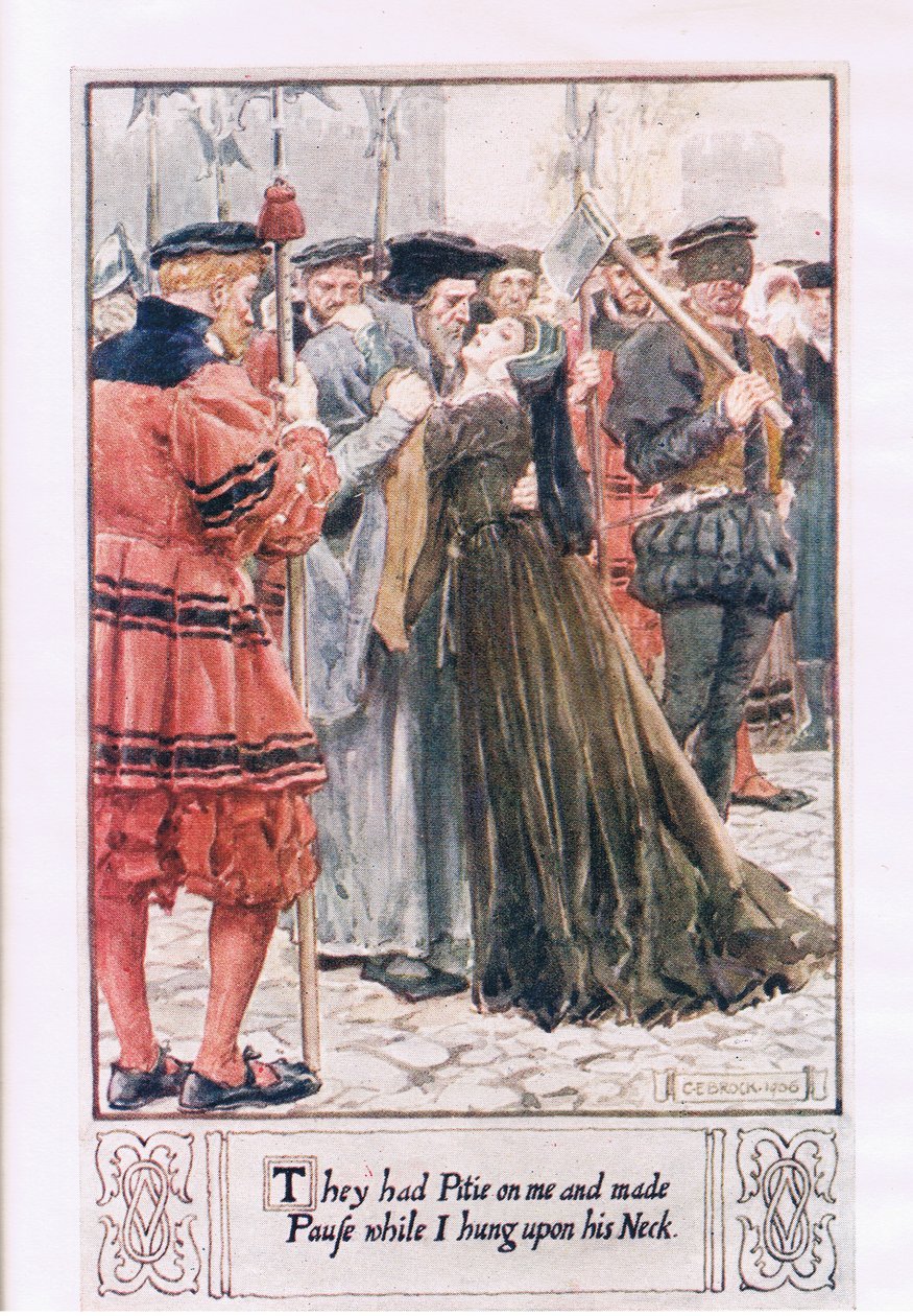 Zij hadden medelijden met mij en pauzeerden terwijl ik aan zijn nek hing door Charles Edmund Brock