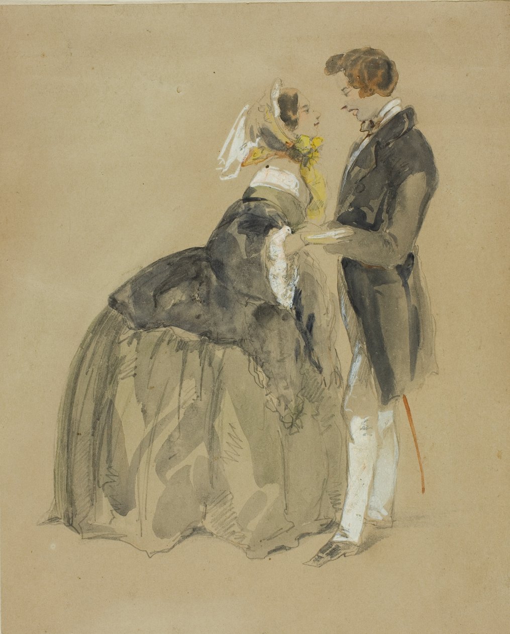 Het koppel door Charles Edouard de Beaumont
