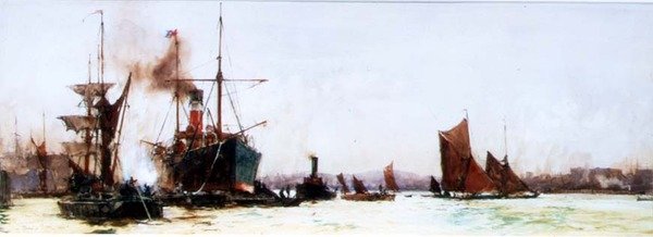 Boven Greenwich door Charles Edward Dixon