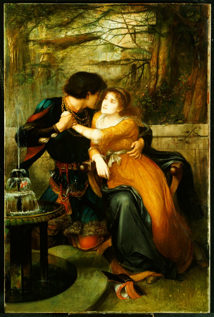 Paolo en Francesca door Charles Edward Halle