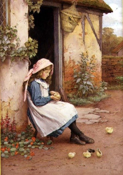 Het Kleine Kuiken door Charles Edward Wilson