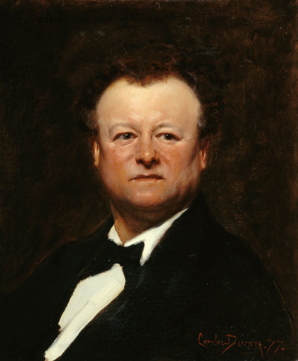 Portret van Jean-François Berthelier, 1877 door Charles Emile Auguste Carolus Duran