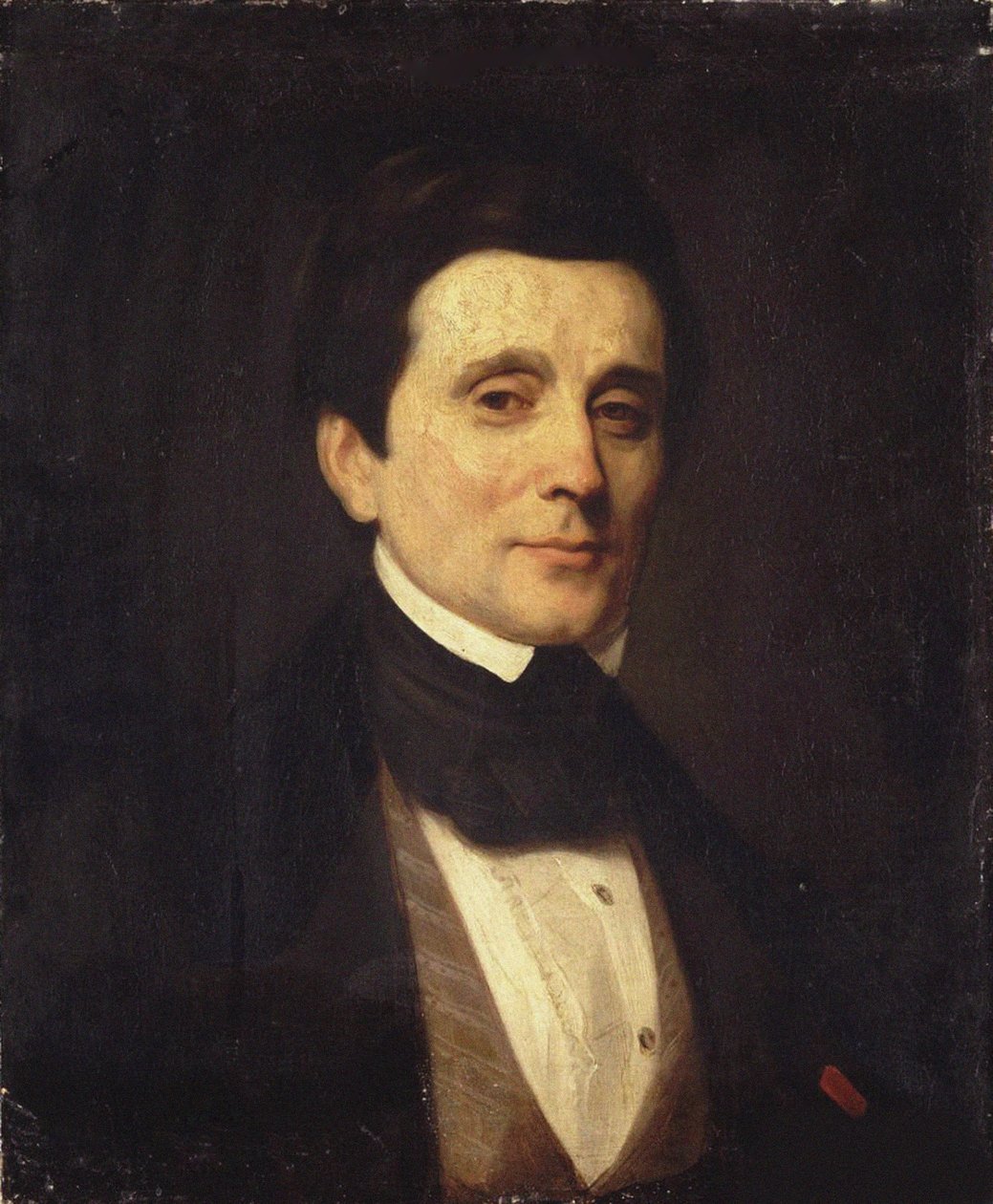 Portret van Emile Deschamps (1791-1871) door Charles Emile Callande de Champmartin