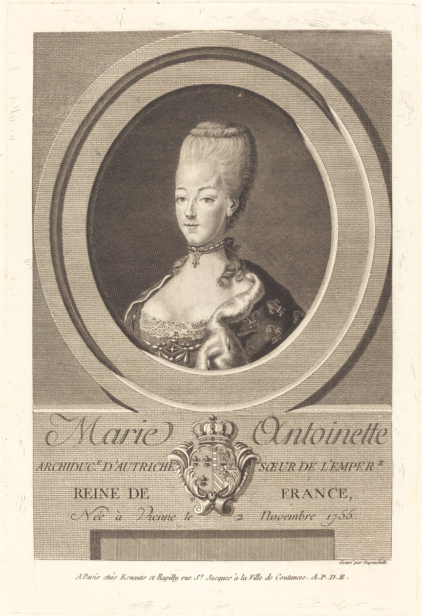 Marie-Antoinette door Charles Eugene Duponchel
